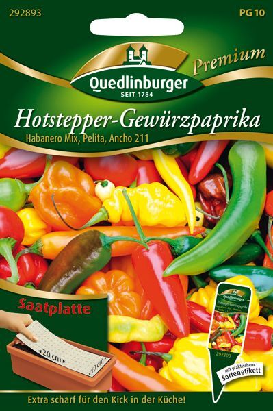 SP Hotstepper-Gewürzpaprika Habanero Mix, Demon, Ancho 211