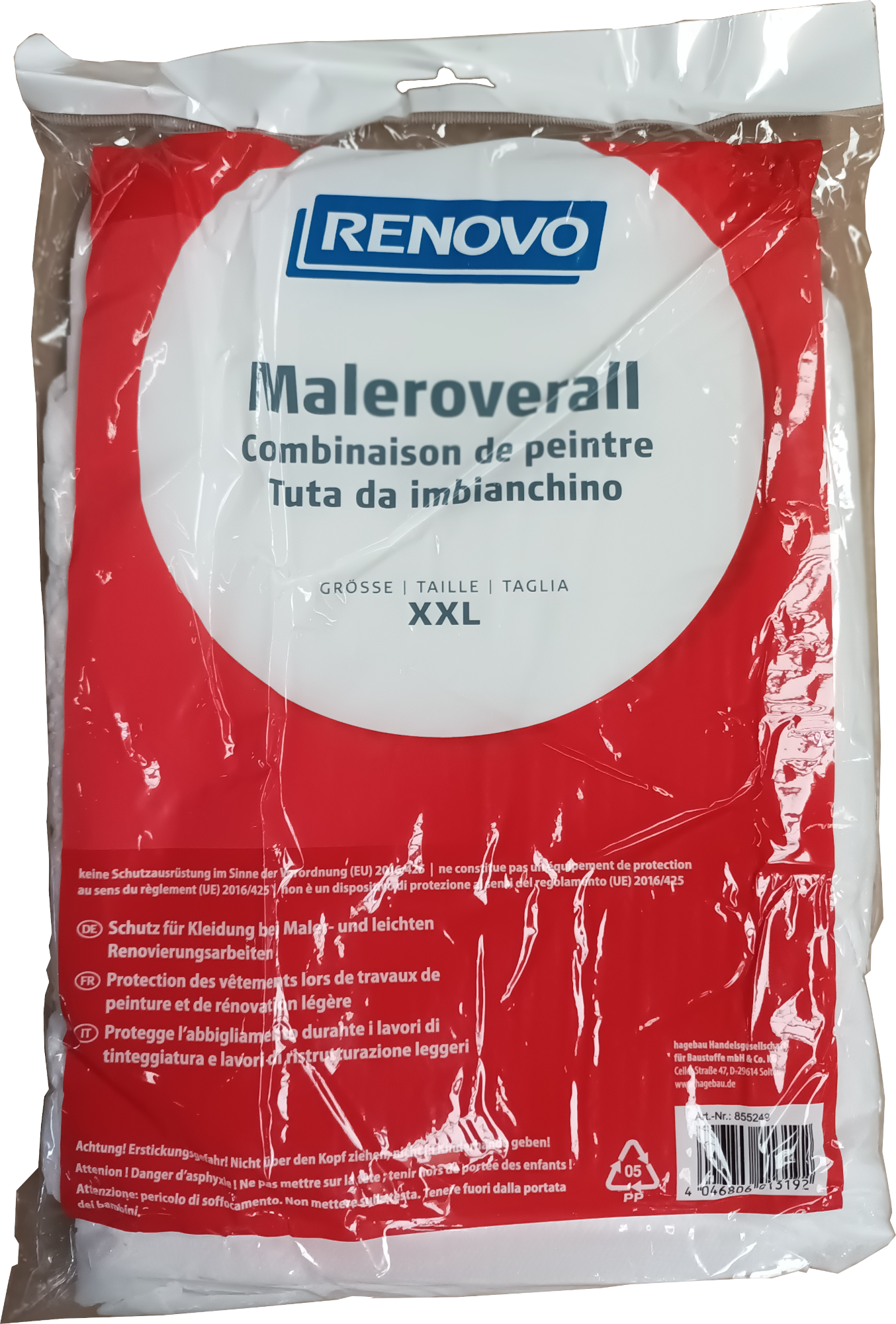 Renovo Maler-Overall Größe XXL