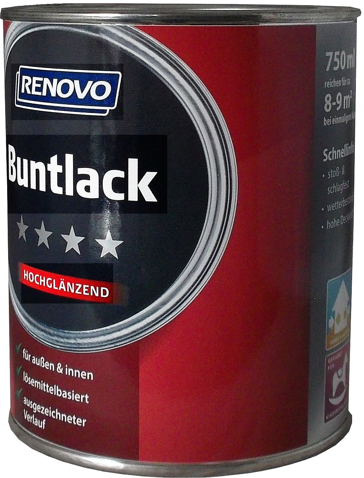 750ml Renovo Hochglanzlack nussbraun Nr.8011