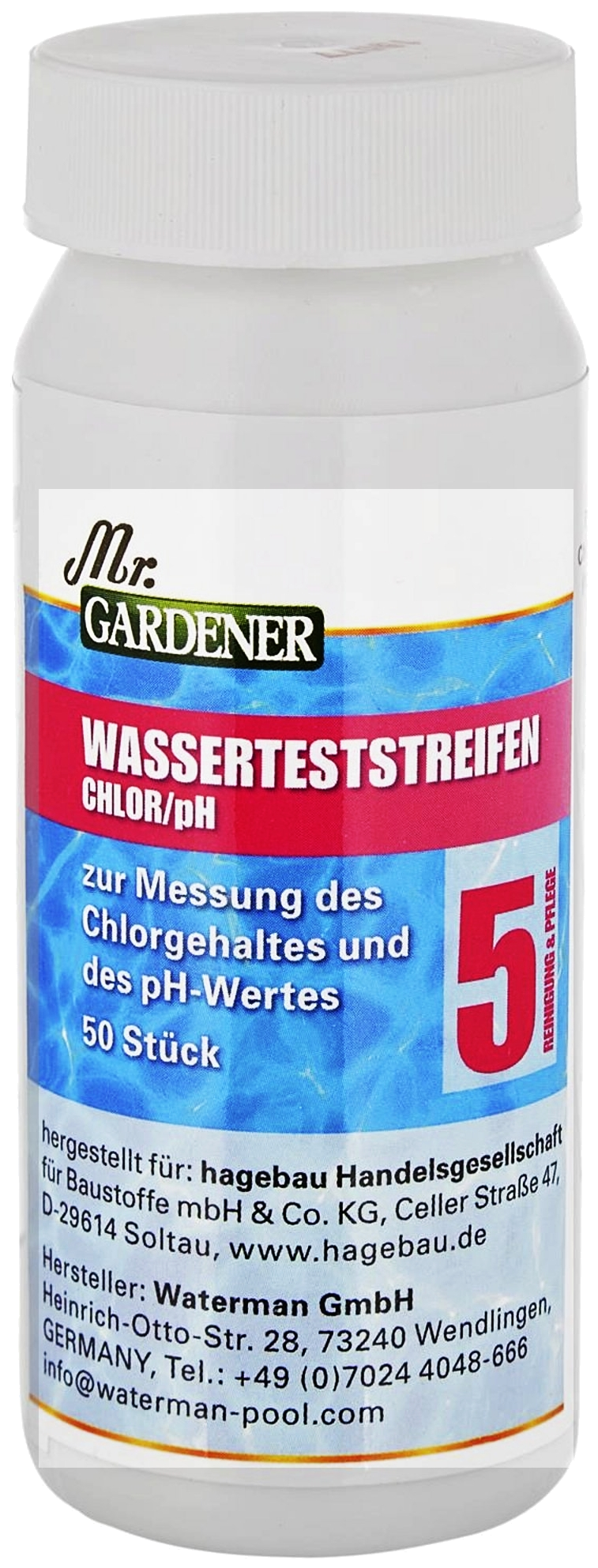 50er Pack Mr.Gardener Wasserteststreifen