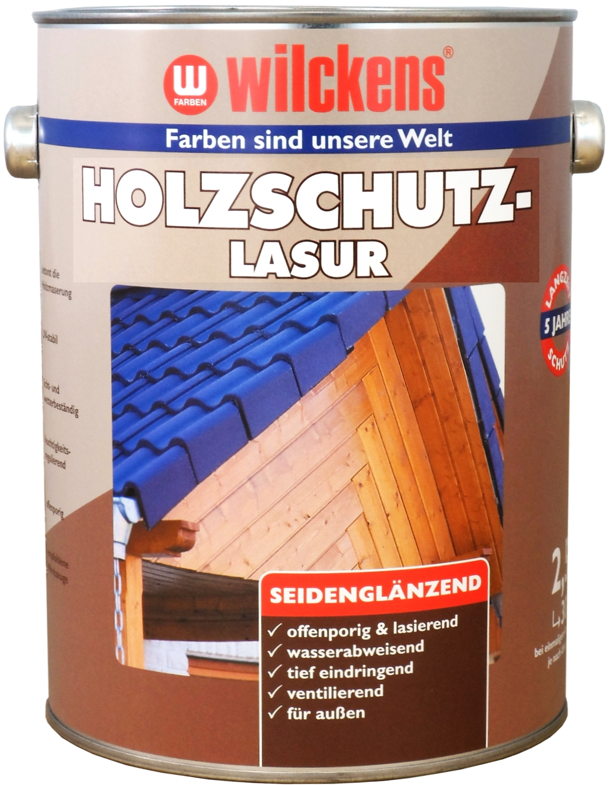 2,5Liter WILCKENS Holzschutzlasur farblos