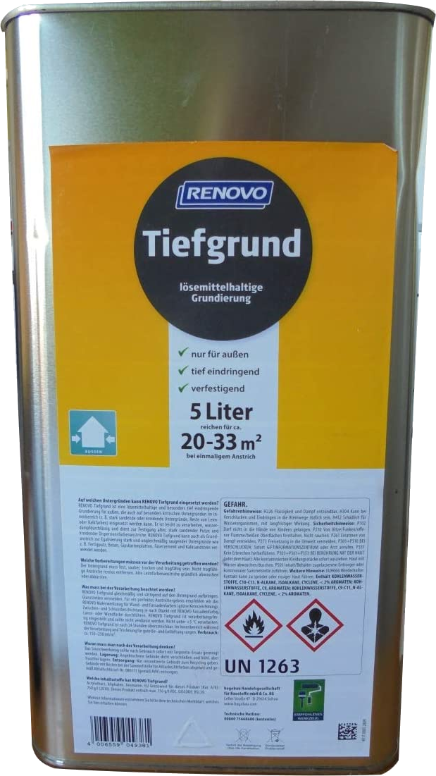5L RENOVO Tiefgrund lösemittelhaltig für aussen