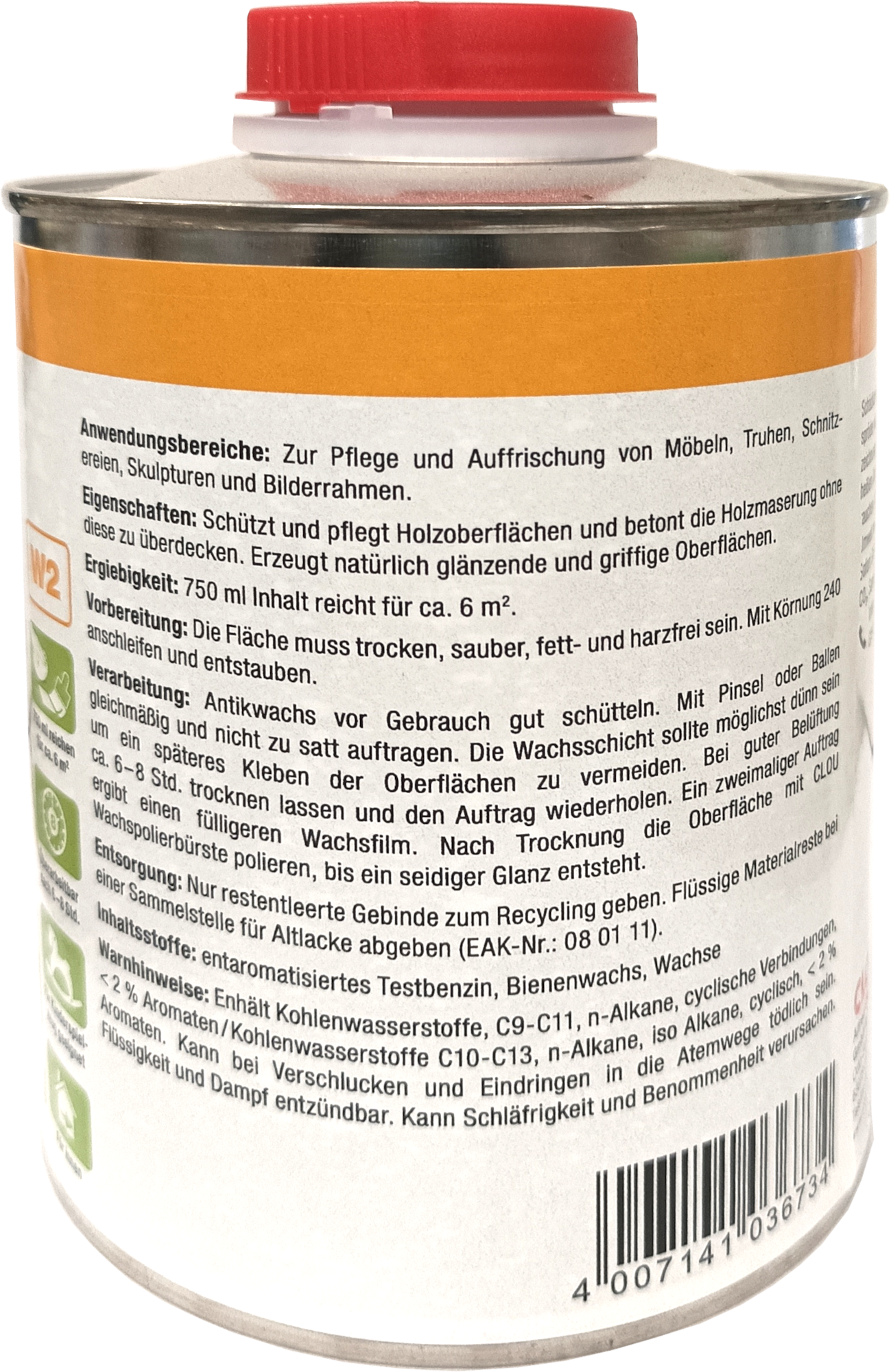 750ml Clou Antikwachs W2
