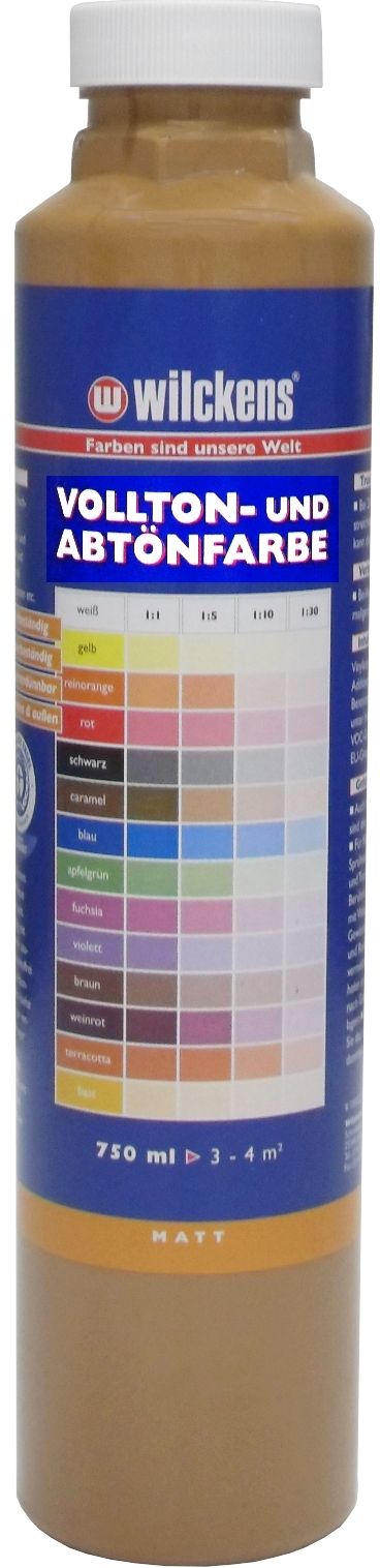 750ml WILCKENS Vollton- und Abtönfarbe caramel