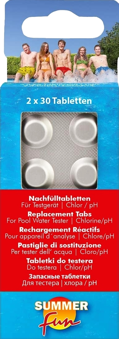 Nachfülltabletten für Wassertestgerät Chlor / pH