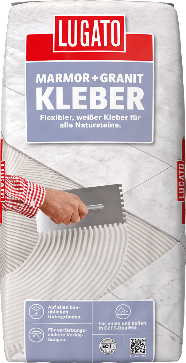 20kg Lugato Marmor + Granit Kleber