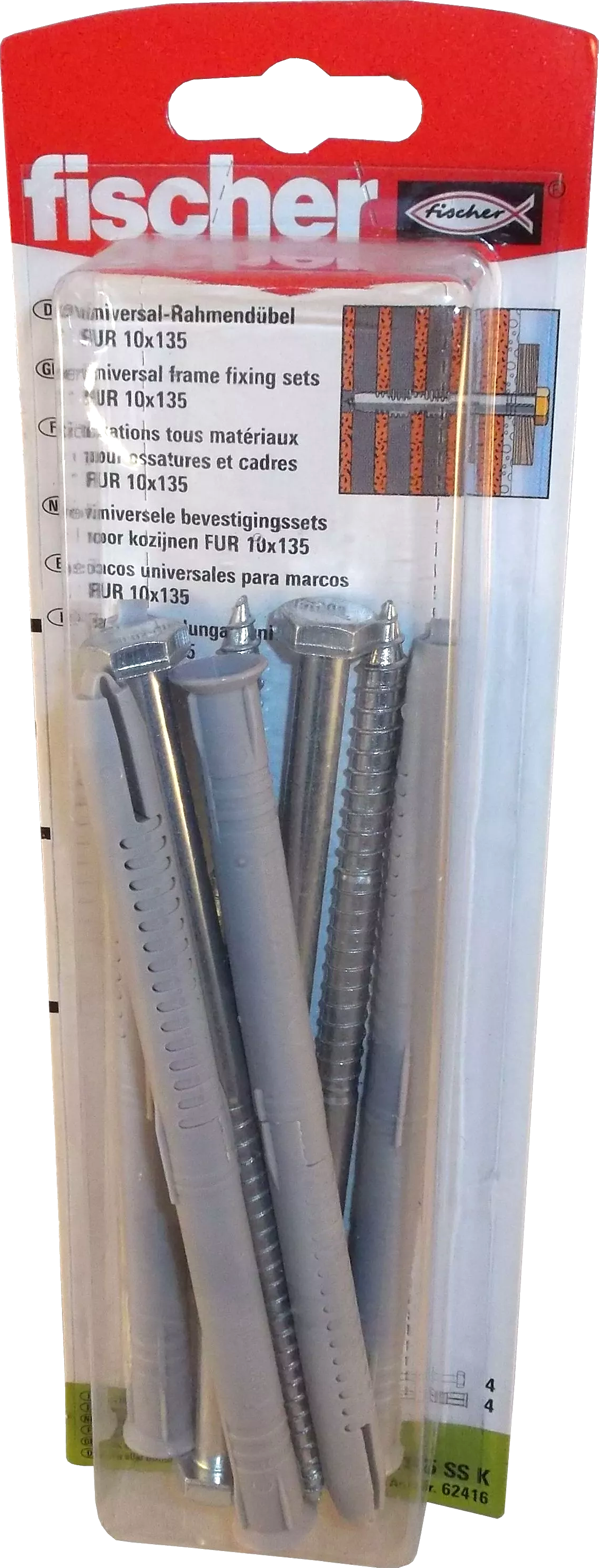 Fischer Universalrahmendübel FUR 10X135 SS K