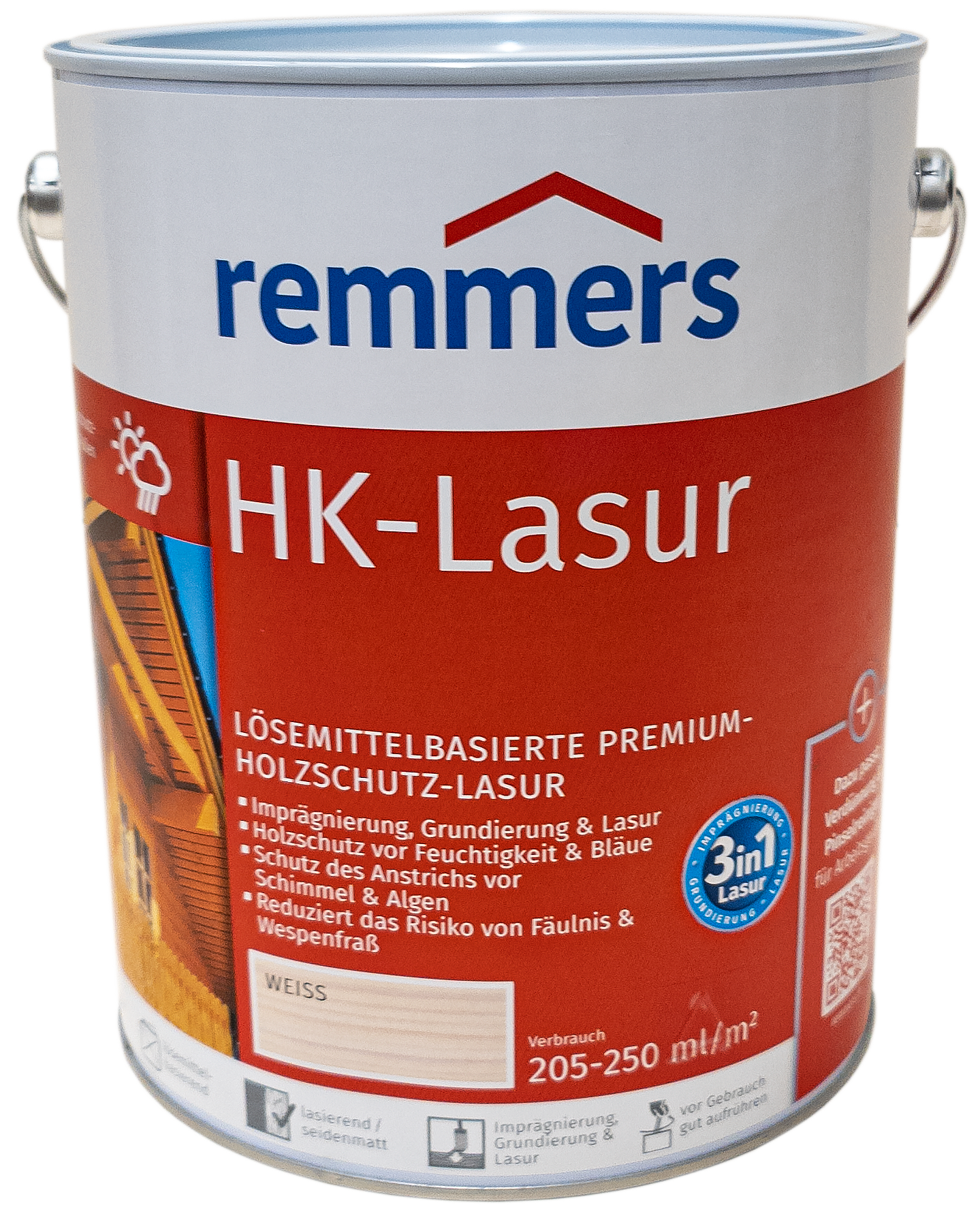 5L Remmers HK Lasur WEISS