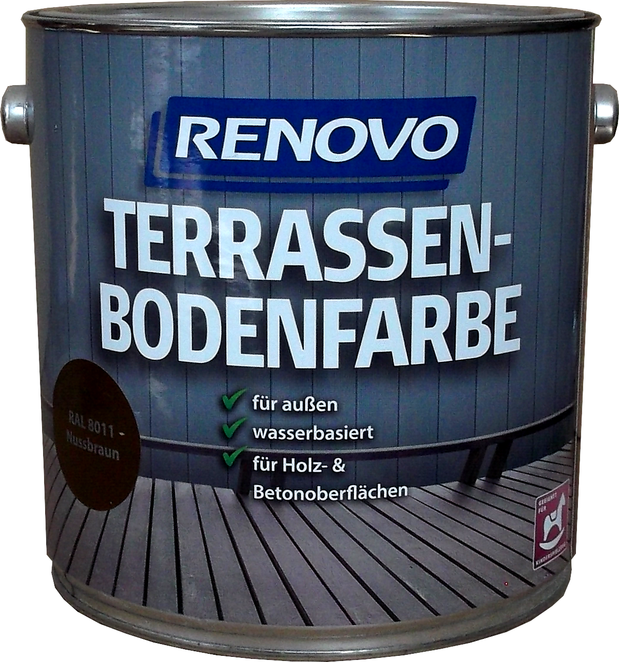 4l Renovo Terrassenbodenfarbe Nussbraun