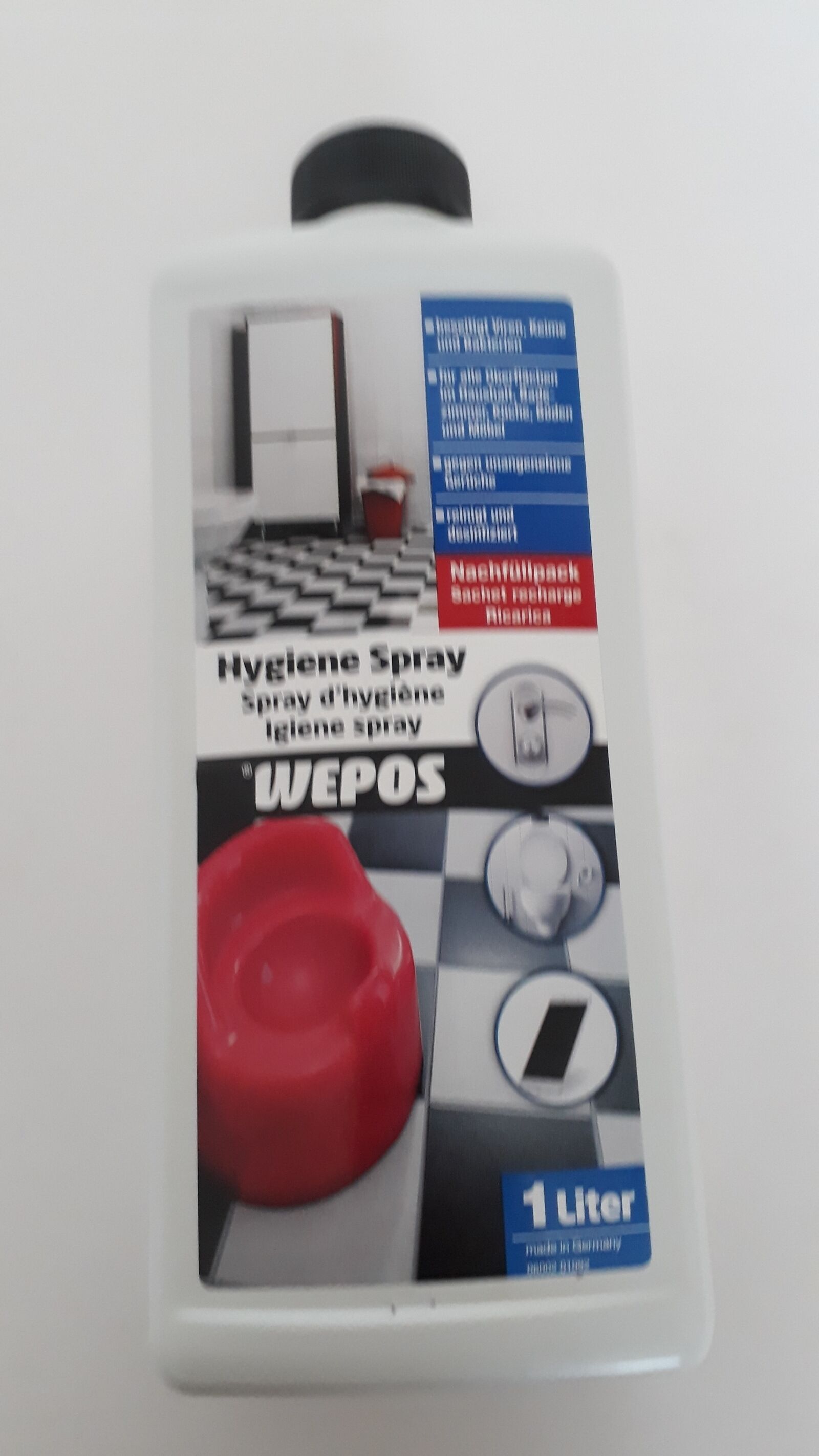 Hygiene Flächen-Reiniger-PROFI Nachfüllflasche 1l