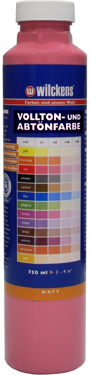 750ml WILCKENS Vollton- und Abtönfarbe fuchsia