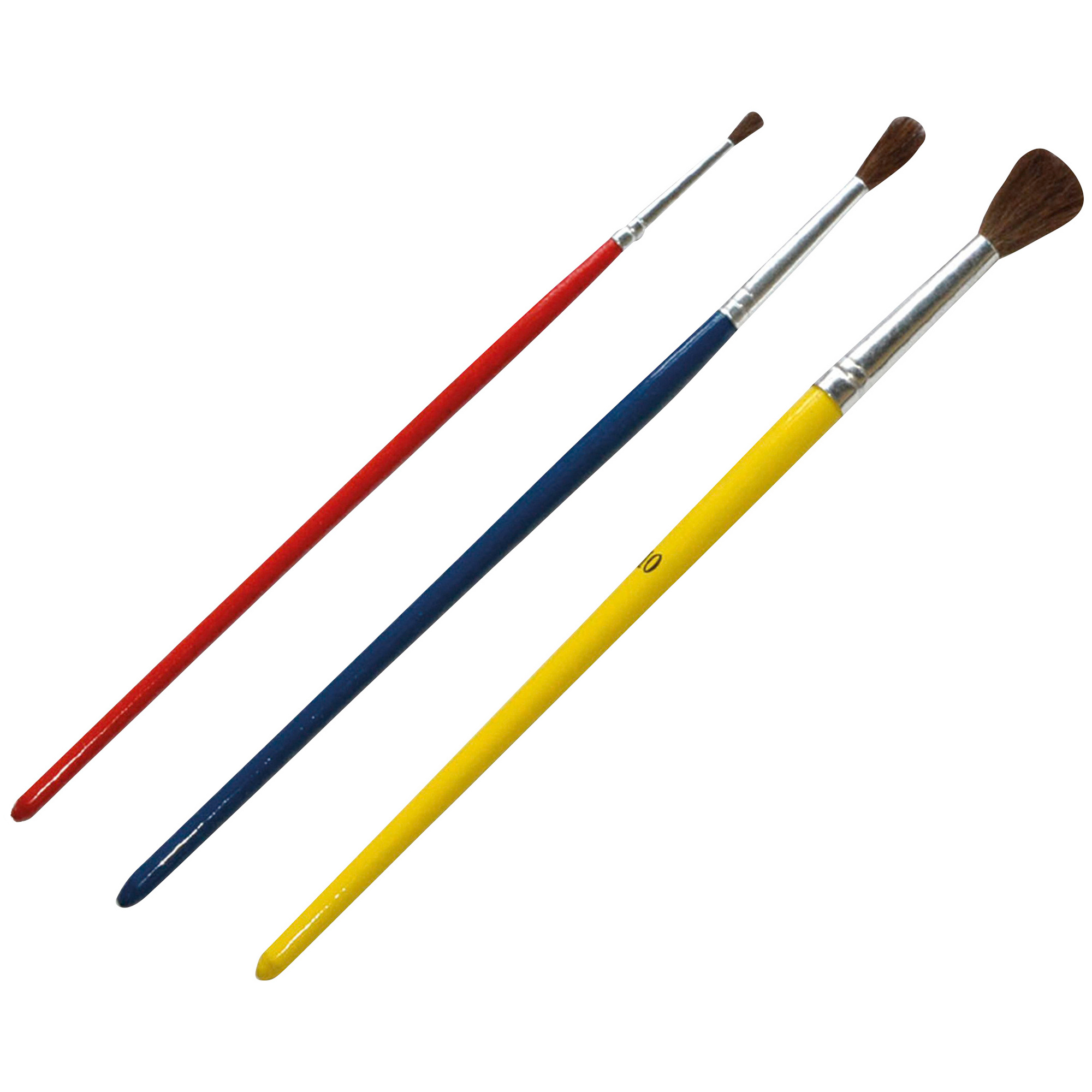 Renovo Schulmalpinsel-Set Größe 2, 6 und 10