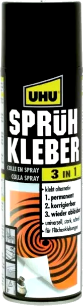 500ml UHU Sprühkleber 3 in 1