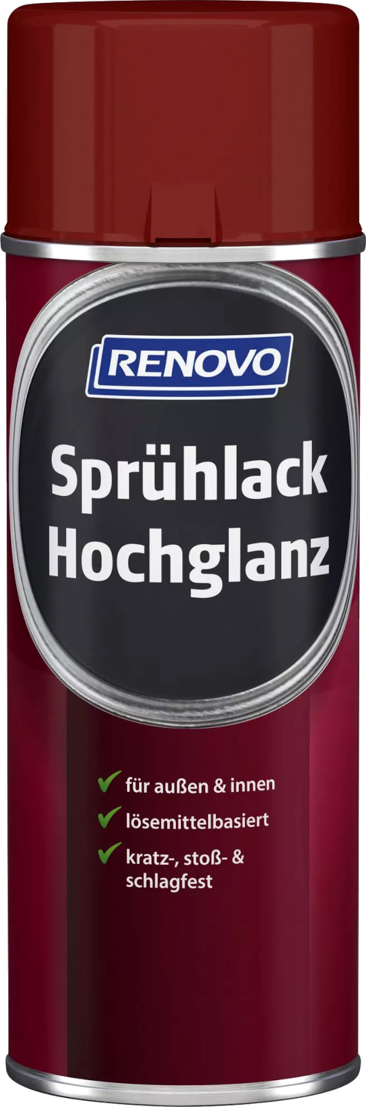 400ml Renovo Sprühlack hochglänzend Feuerrot