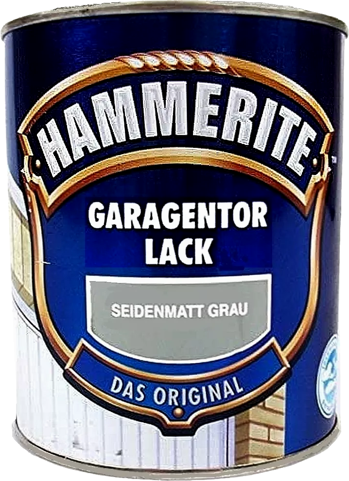750ml Hammerite Garagentorlack seidenmatt grau