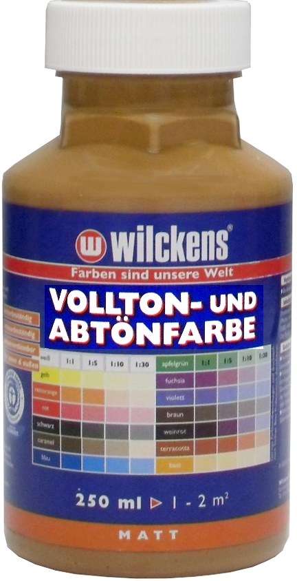 250ml WILCKENS Vollton- und Abtönfarbe caramel