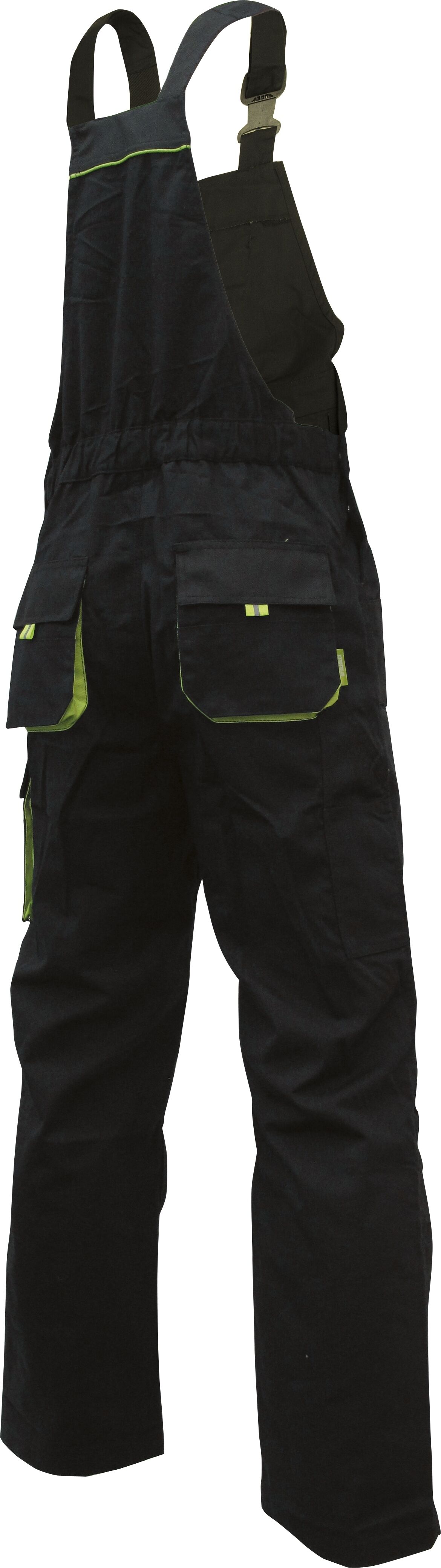 Triuso POWER Latzhose schwarz/grün 270g Größe 52