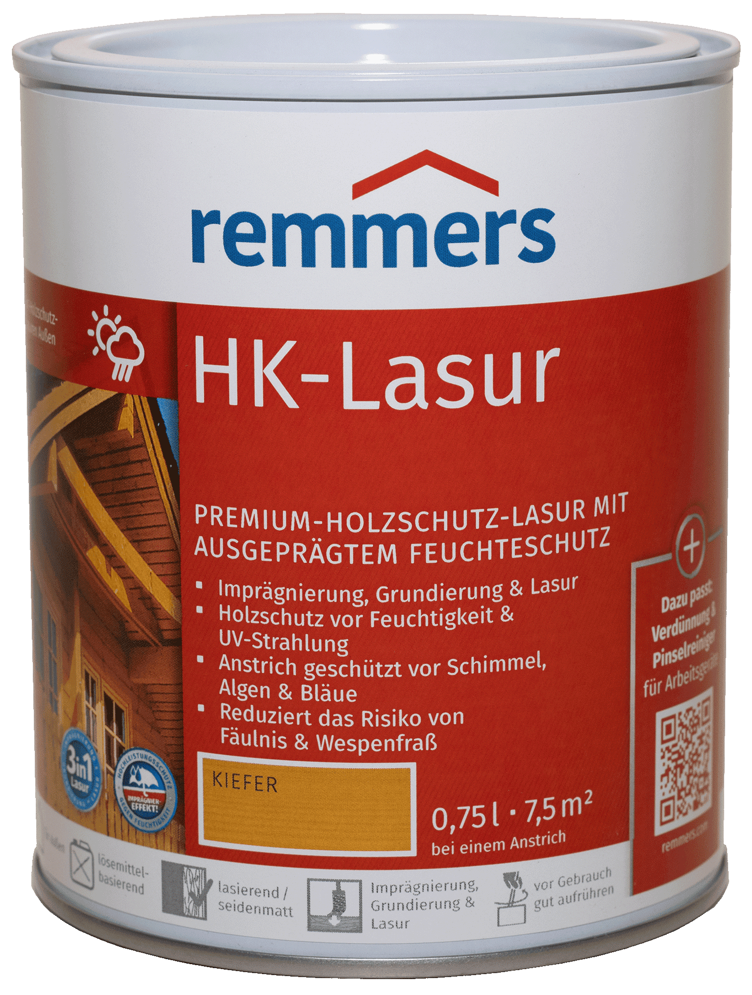 750ml Remmers HK Lasur Kiefer