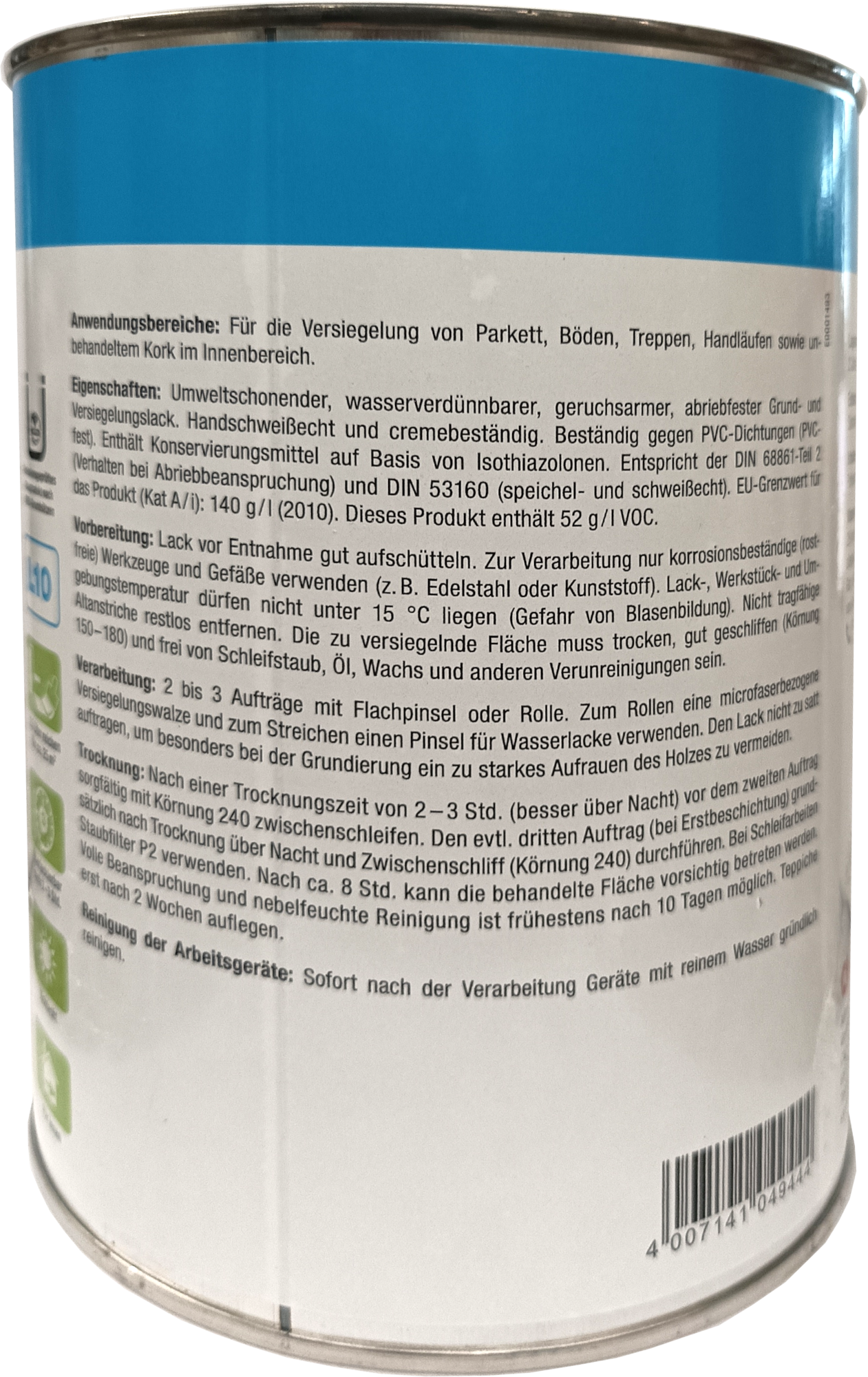 2,5L Clou Treppen- und Parkettversiegelungslack