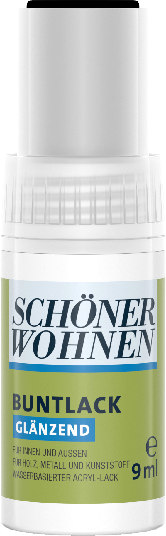 9ml Schöner Wohnen Home Lackstift glänzend, 9900 Schwarz