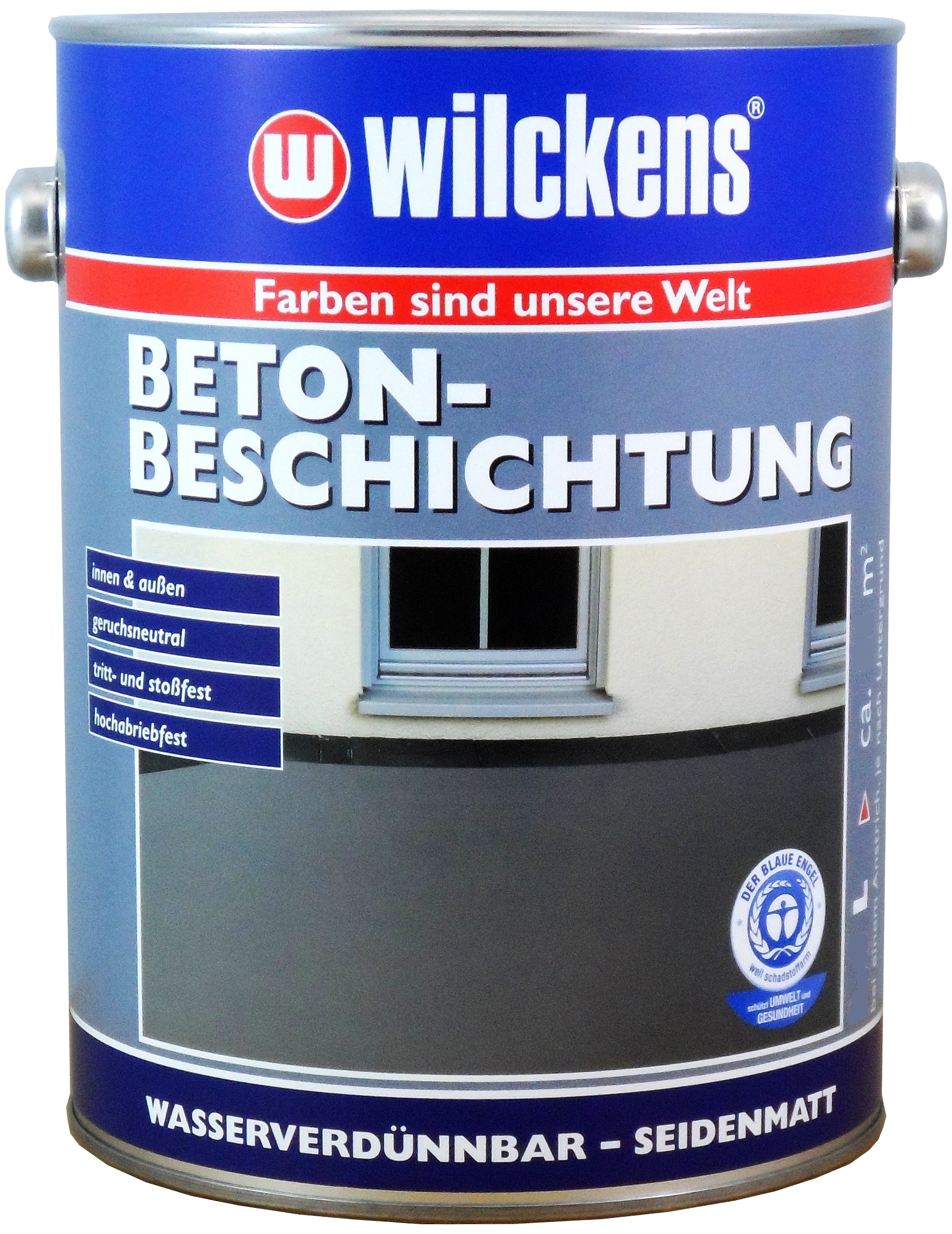 750ml WILCKENS Betonbeschichtung LF kieselgrau
