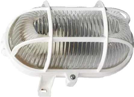 Ovalleuchte Color IP44 60W weiß