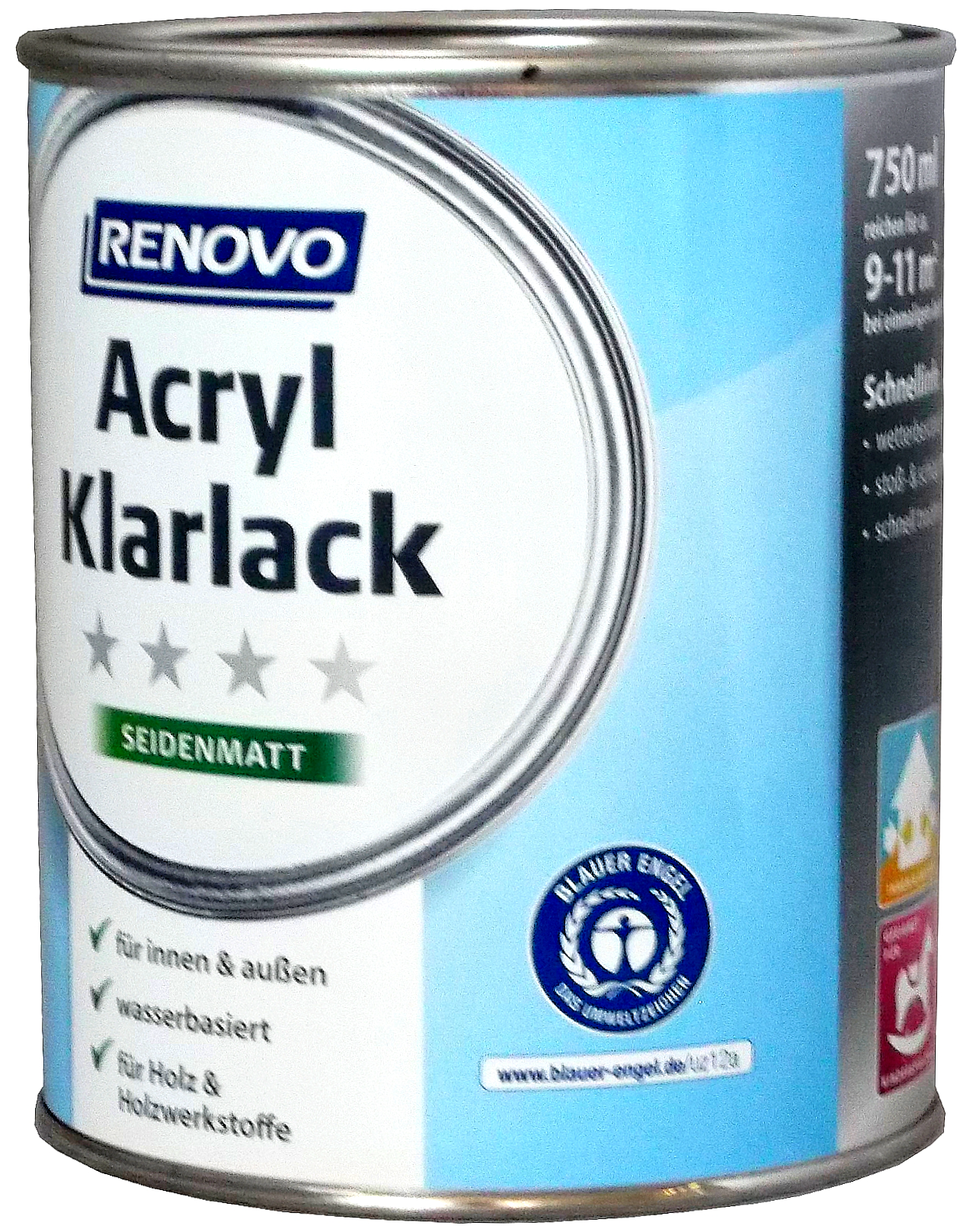 375ml Renovo Acryl Klarlack seidenmatt