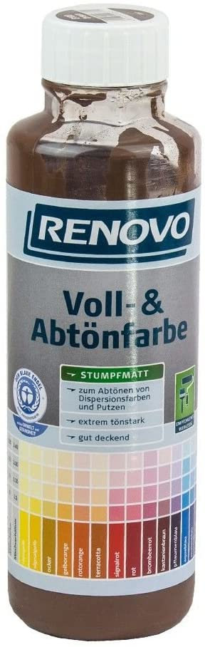 500ml Renovo Volltonfarbe schokobraun