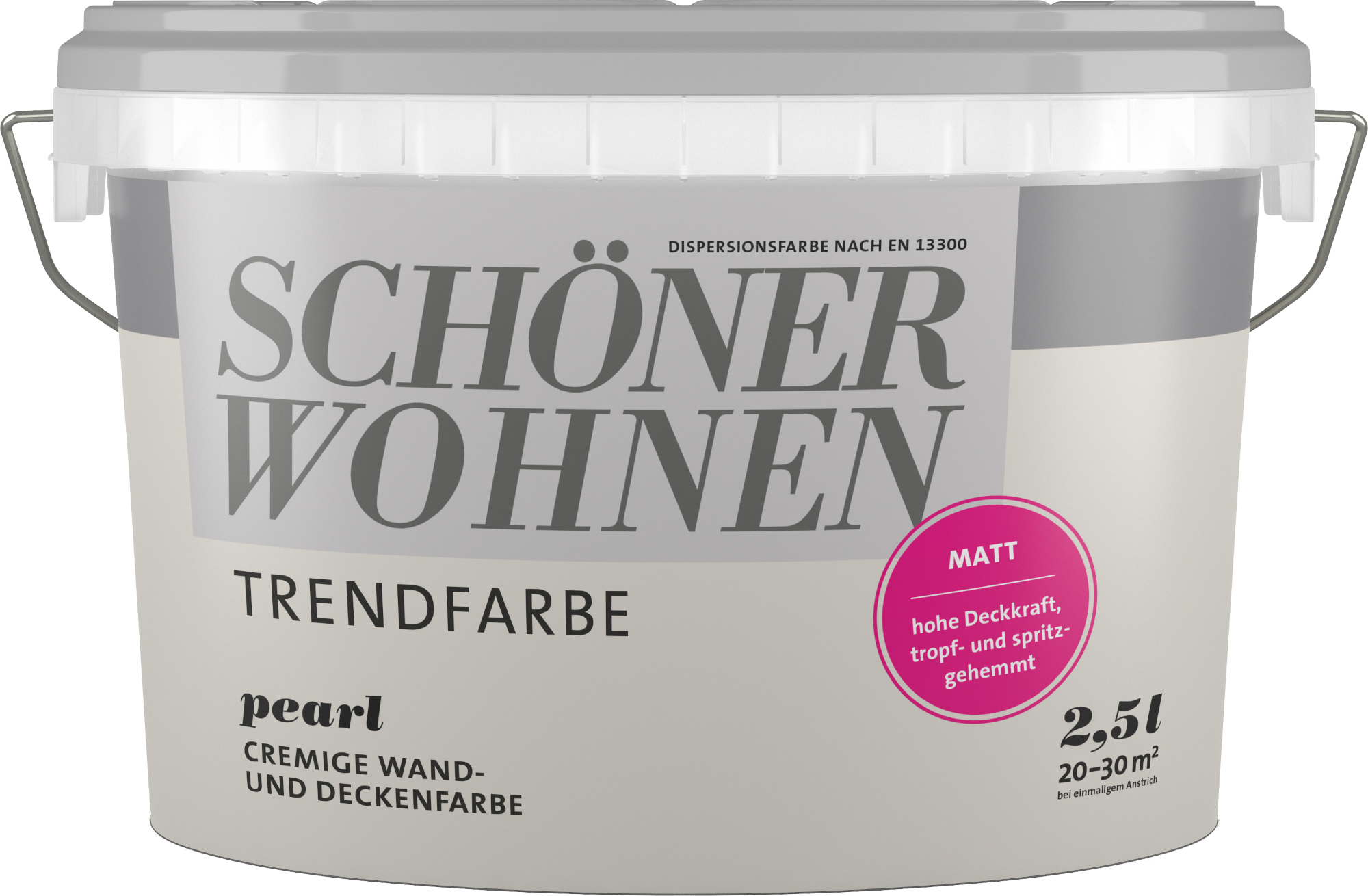 2,5L Schöner Wohnen -Trend Wandfarbe matt Pearl