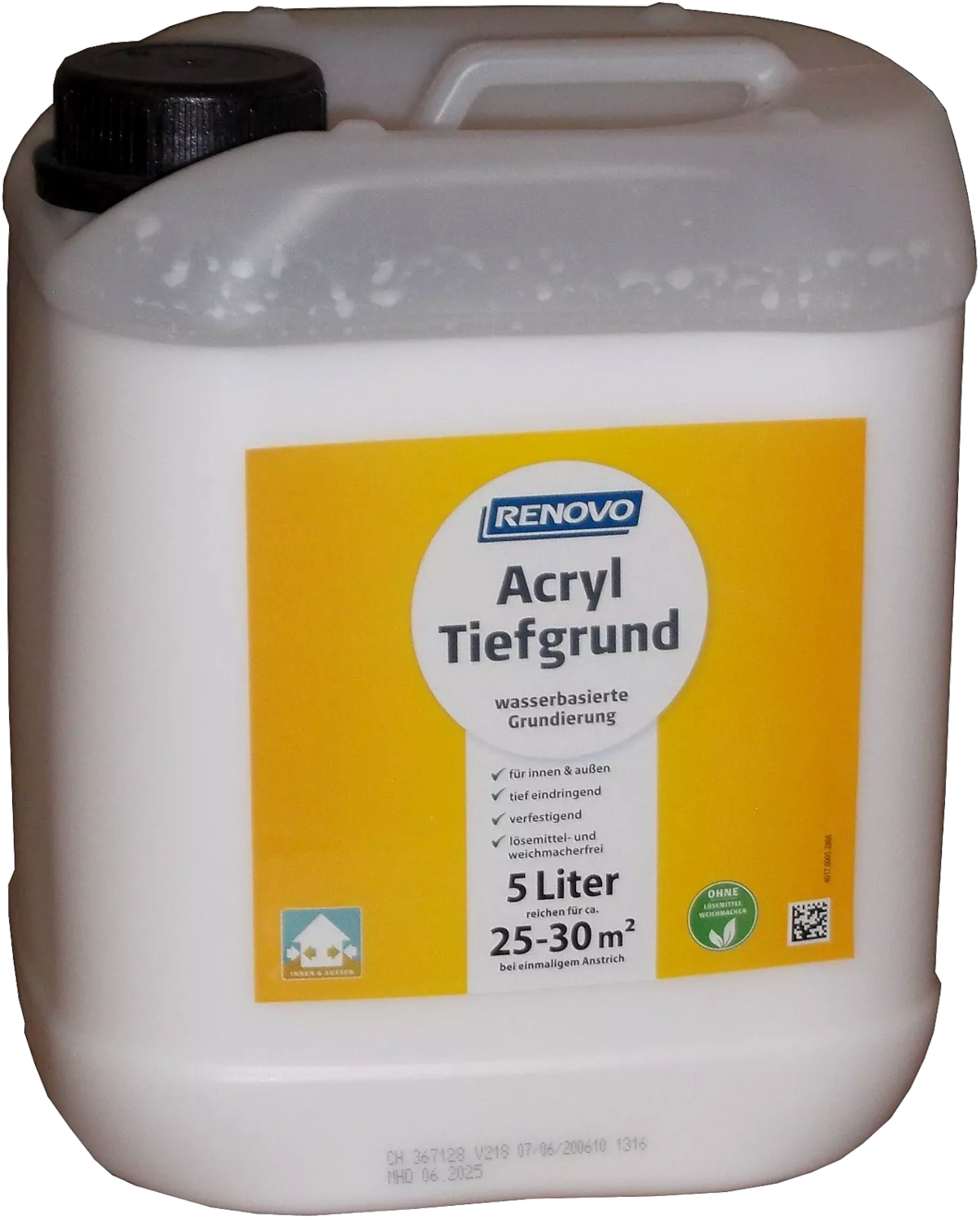 5L Renovo Acryl Tiefgrund Lösemittelfrei Farblos