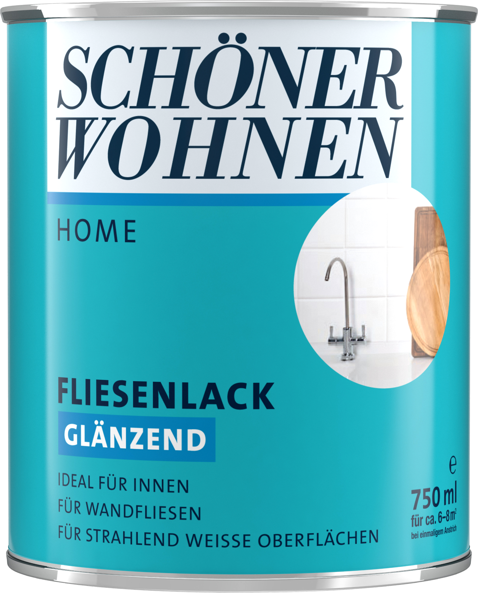 750ml Schöner Wohnen Home Fliesenlack glänzend, weiß
