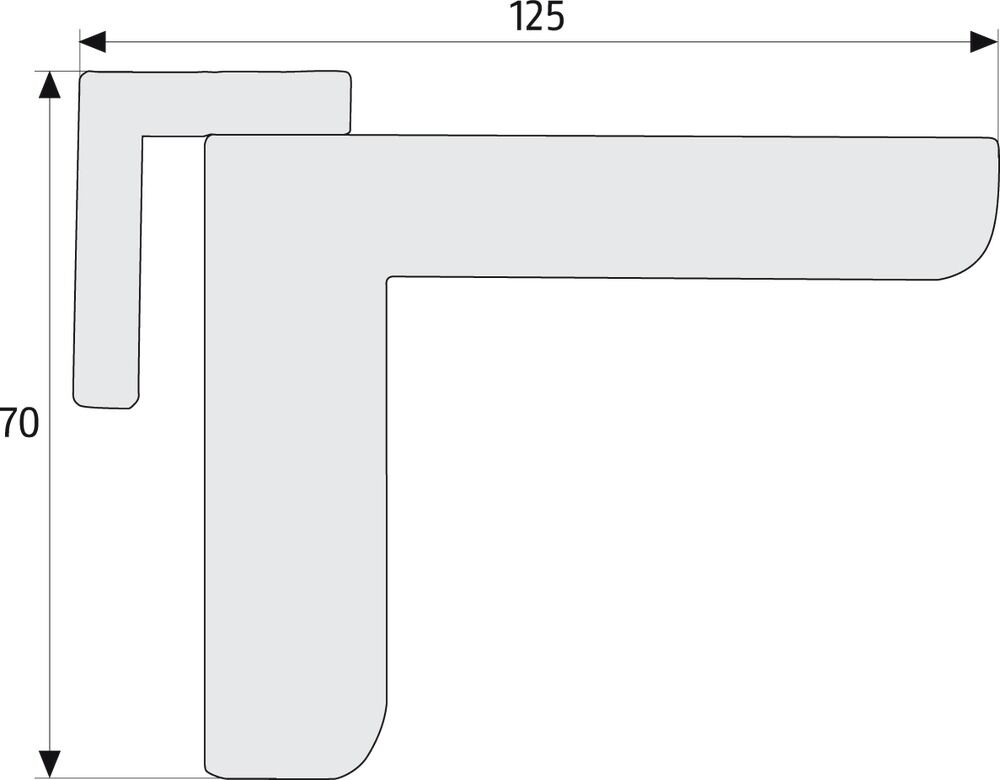 ABUS Türschließer 2603 weiss