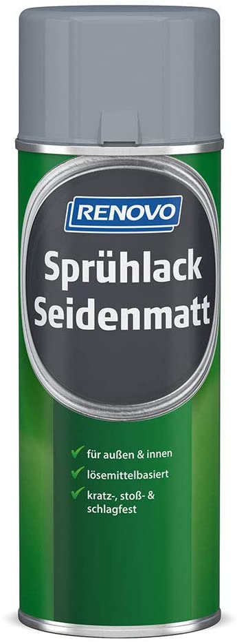 400ml Renovo Sprühlack Seidenmatt Anthrazitgrau