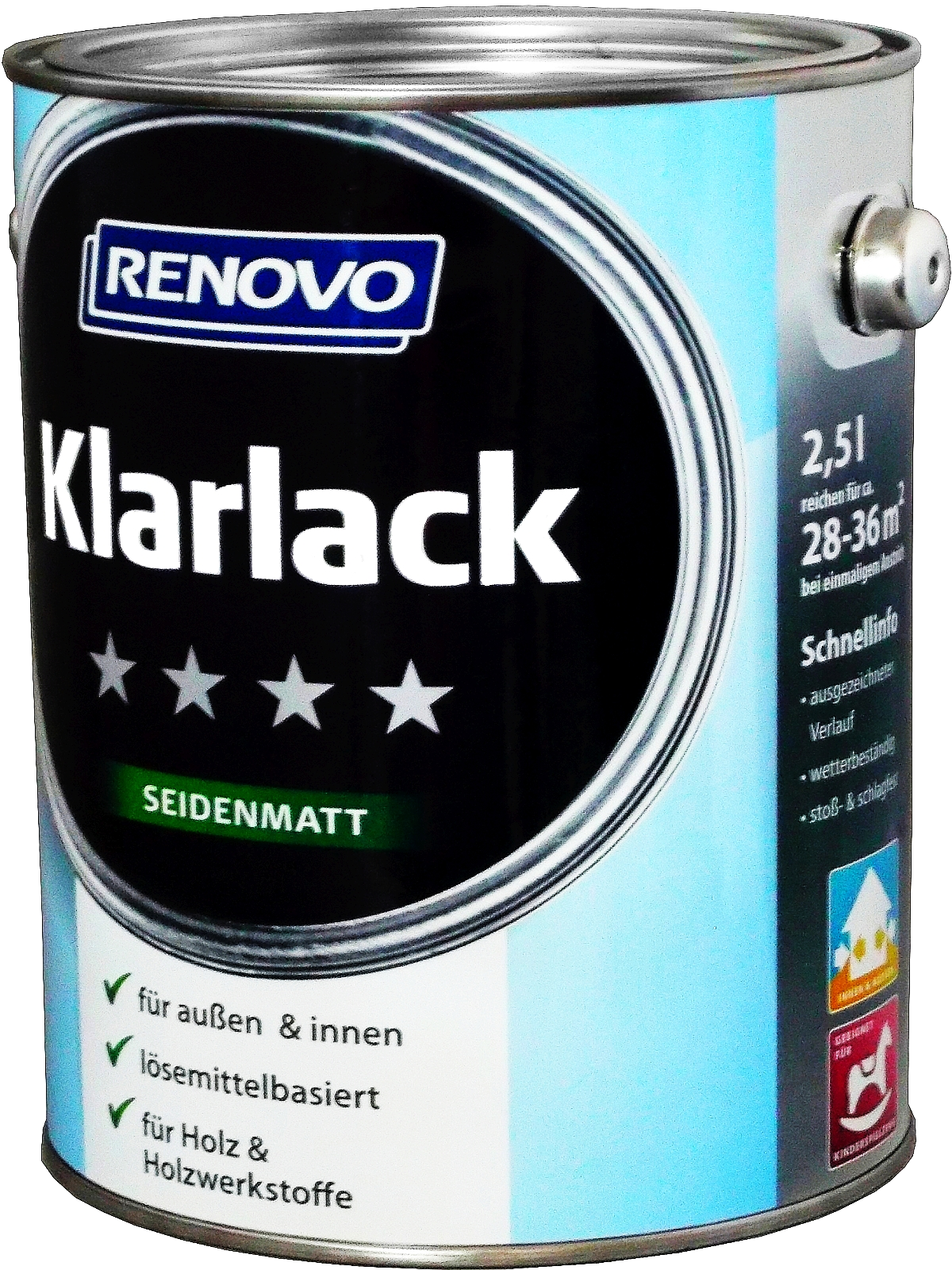 2,5L Renovo Klarlack Seidenmatt aromatenfrei