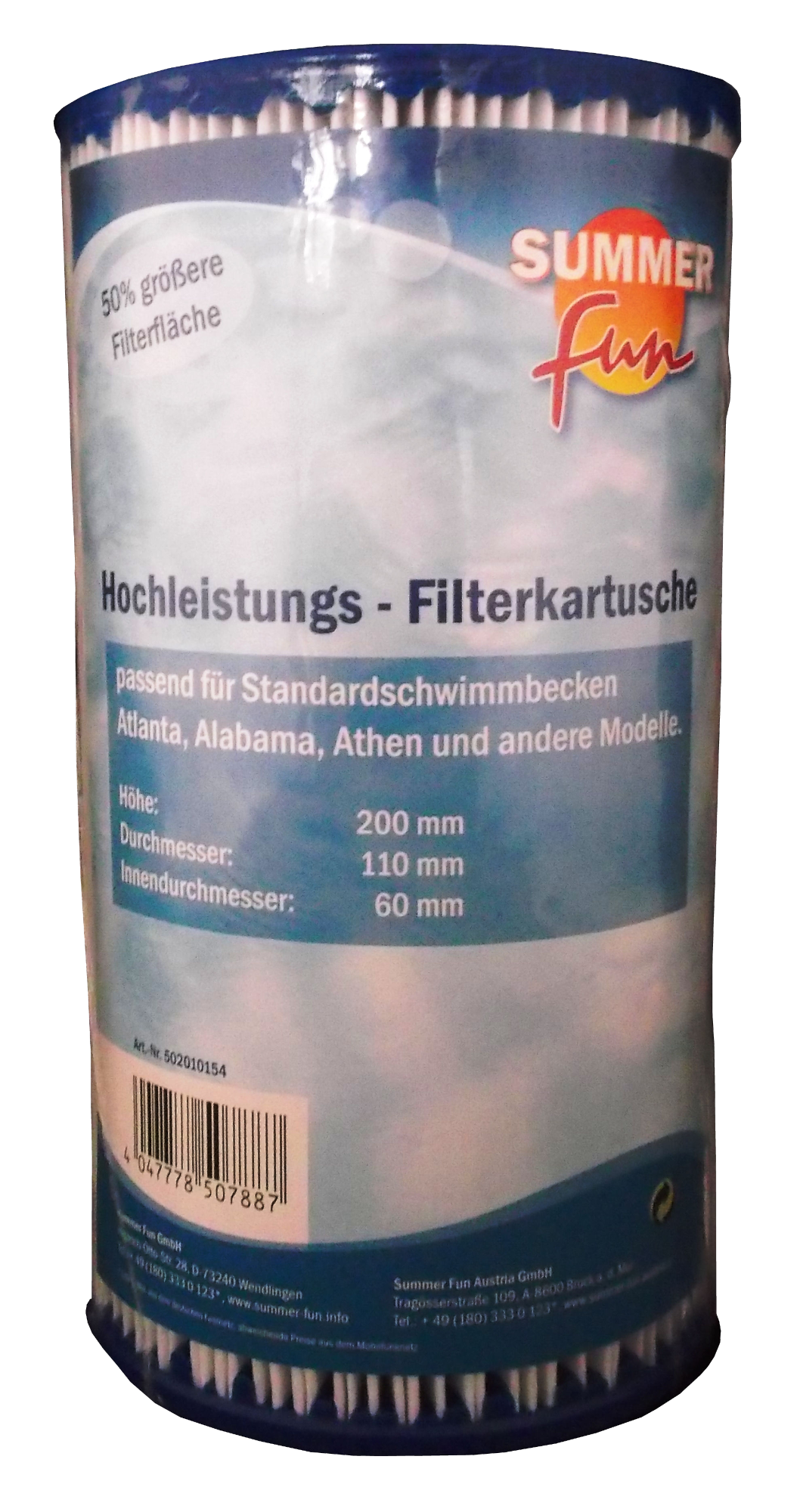 Hochleistungs-Filterkartusche für EBK 235