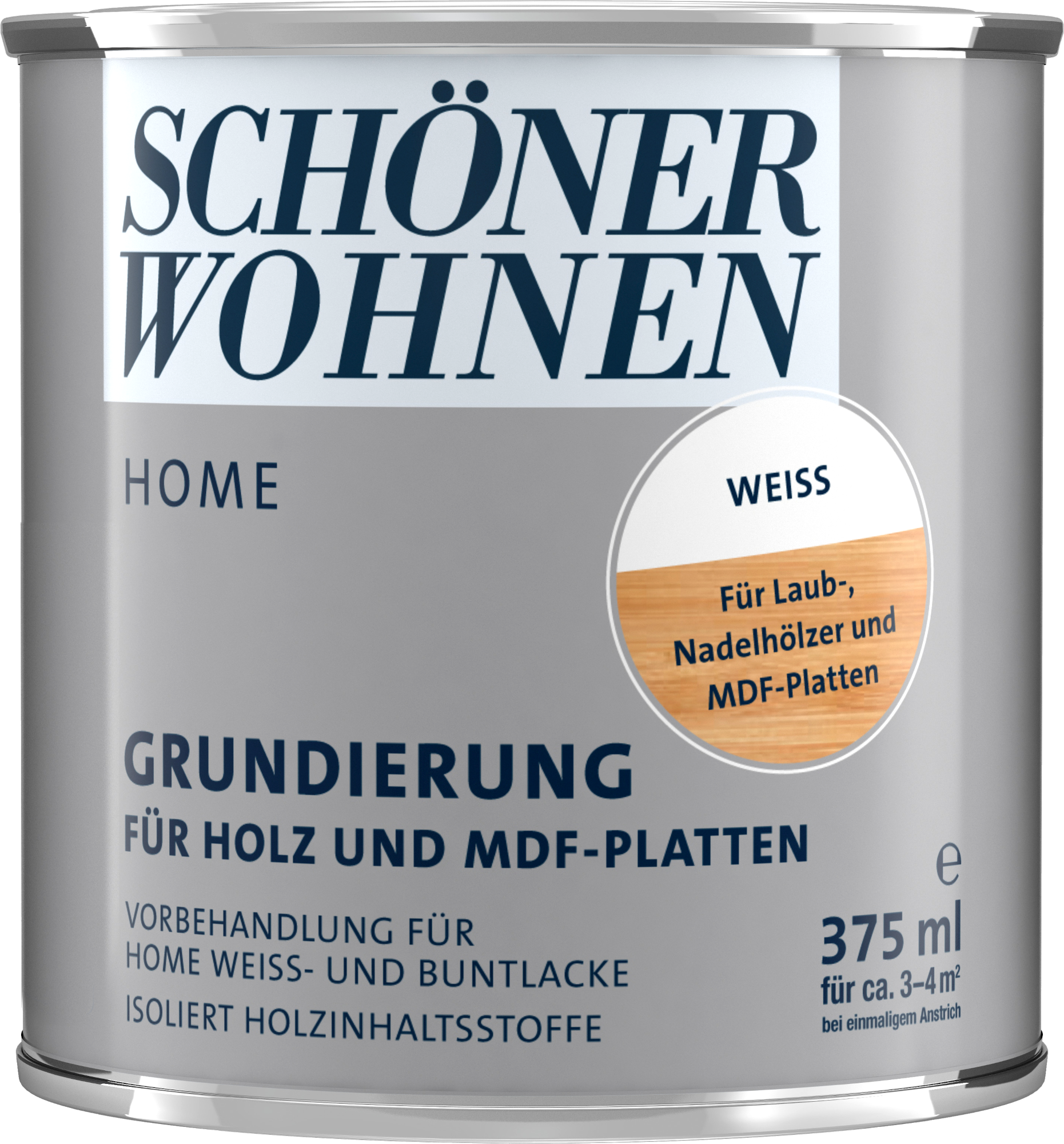 375ml Schöner Wohnen Home Grundierung für Holz und MDF-Platten weiss