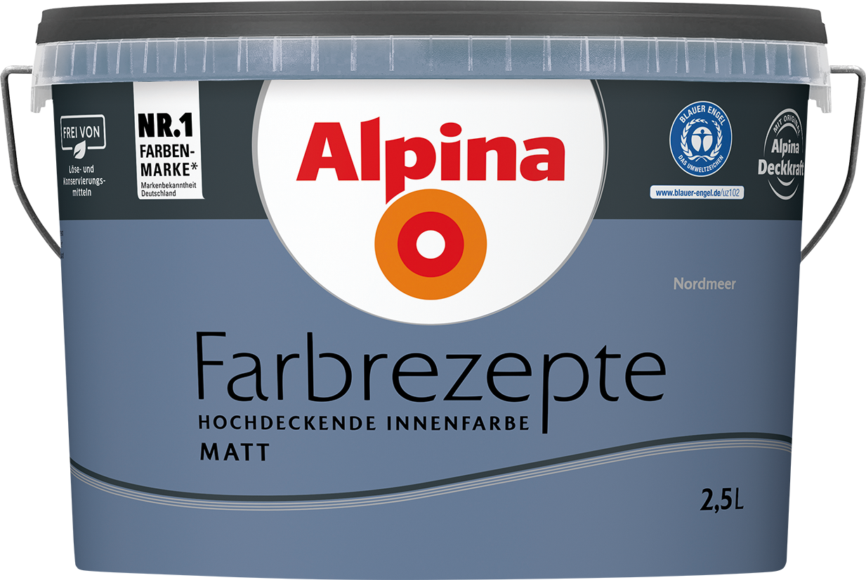 2,5L ALPINA Farbrezepte Nordmeer, Matt