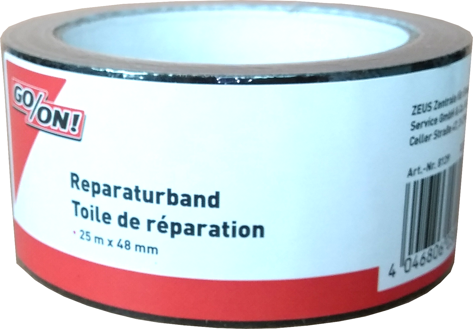 25m GO/ON Reparaturband, 48mm schwarz Panzertape