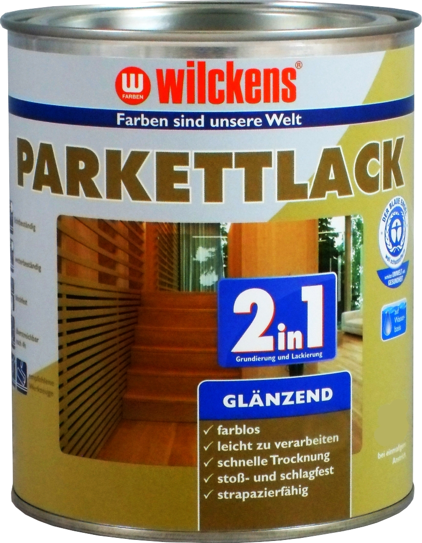 750ml WILCKENS 2in1 Parkettlack glänzend