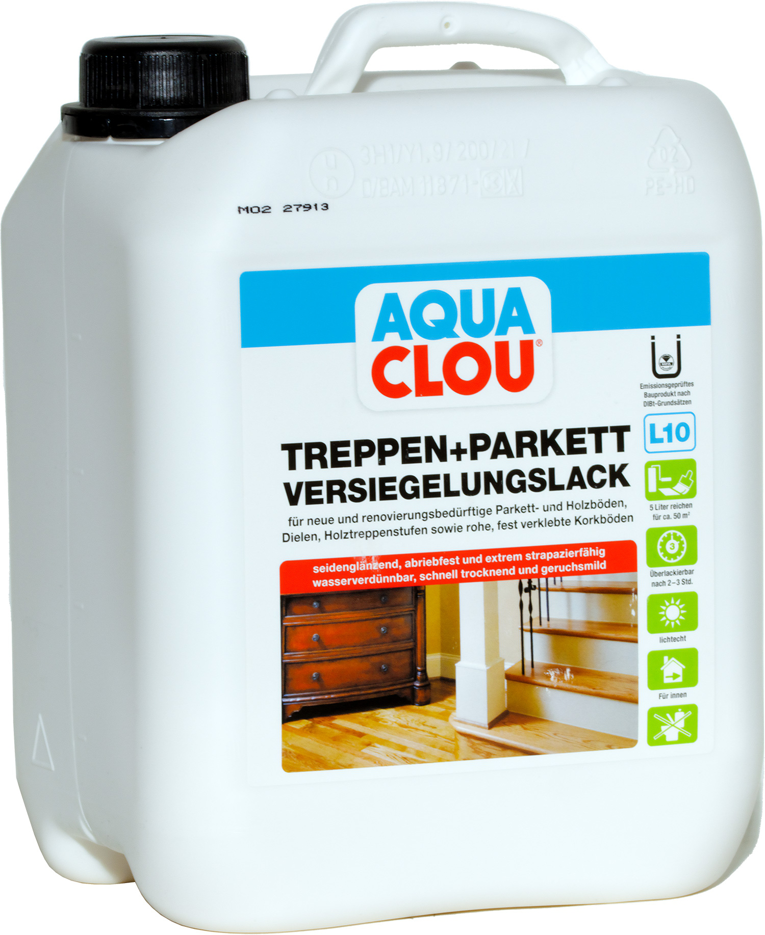 5L Clou Treppen- und Parkettversiegelungslack