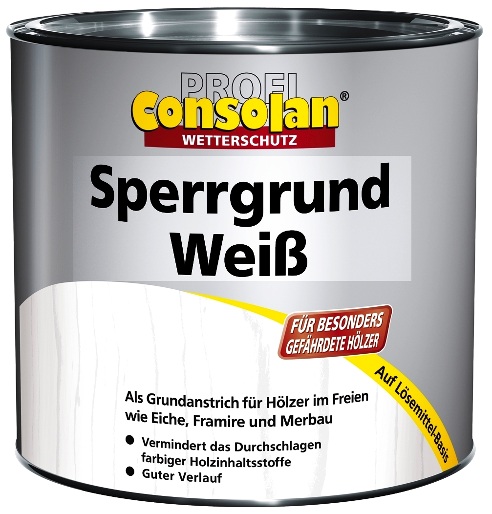 2,5L Profi Consolan Sperrgrund weiß