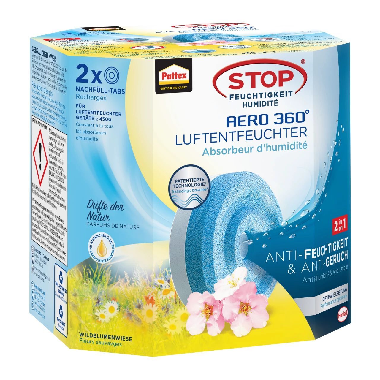 Pattex Aero 360° Wildblumenwiese 2x450g Taps