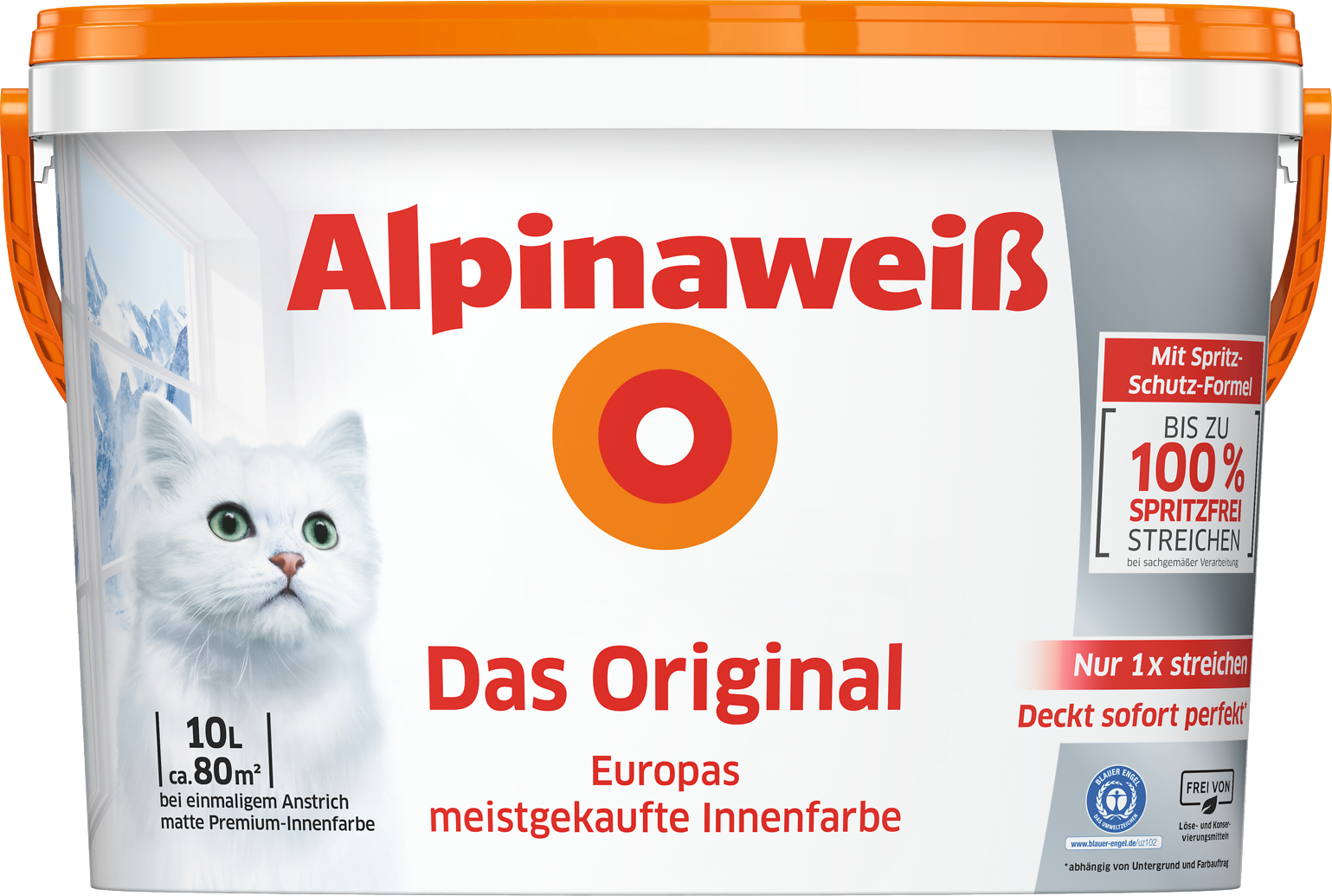 10L Alpinaweiß Das Original Spritzfrei