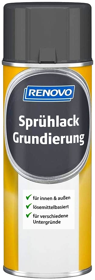 400ml Renovo Sprühlack Grundierung Grau