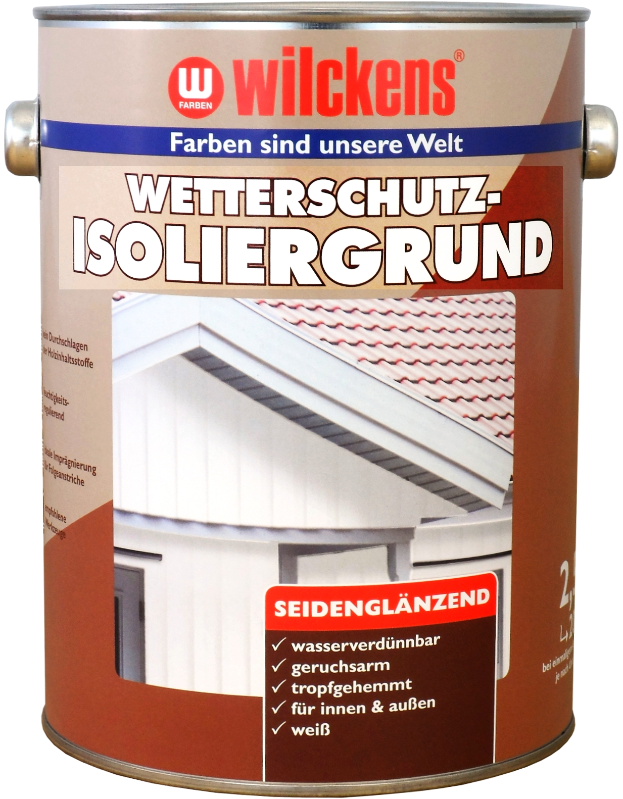2,5L WILCKENS Wetterschutz-Isoliergrund sdgl weiss
