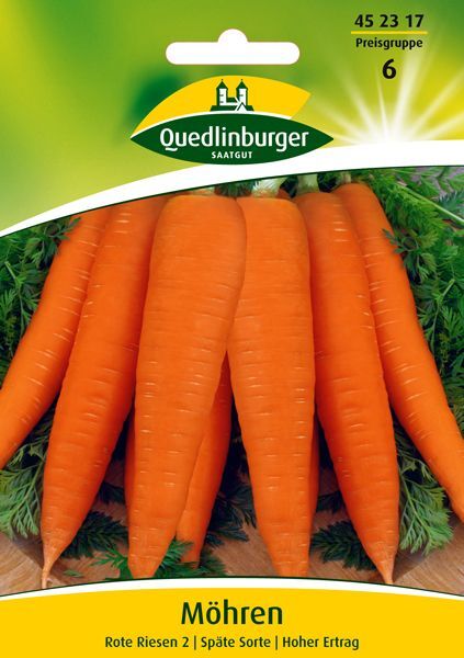 Möhren Rote Riesen 2 GP 50g