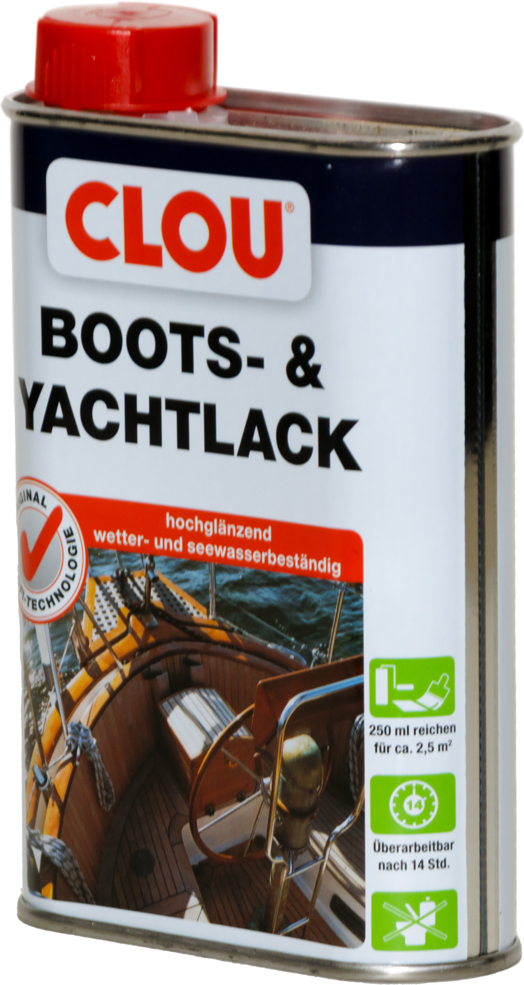 250ml Clou Boots- & Yachtlack transparent