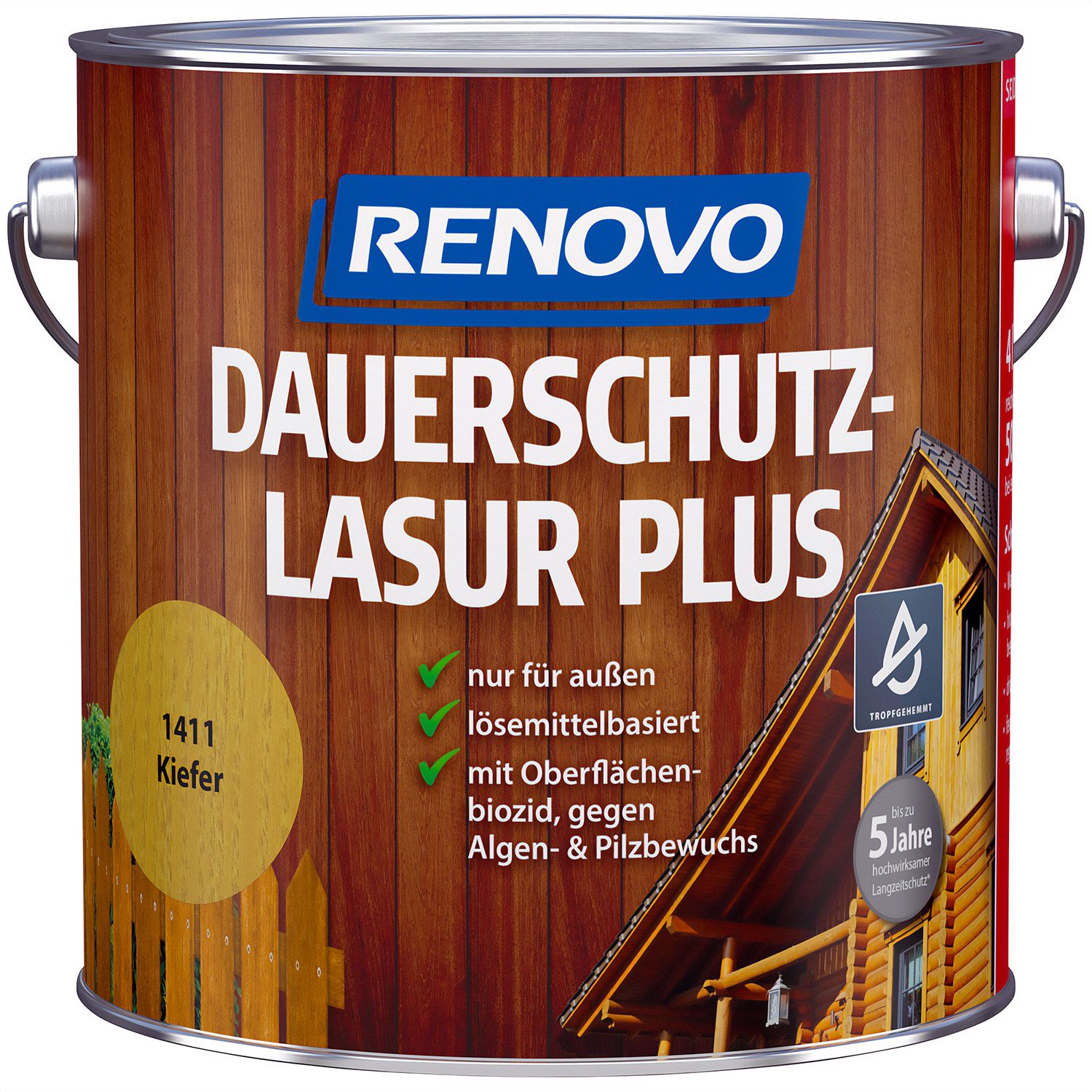 4L Renovo Dauerschutzlasur PLUS Nr.1411 Kiefer