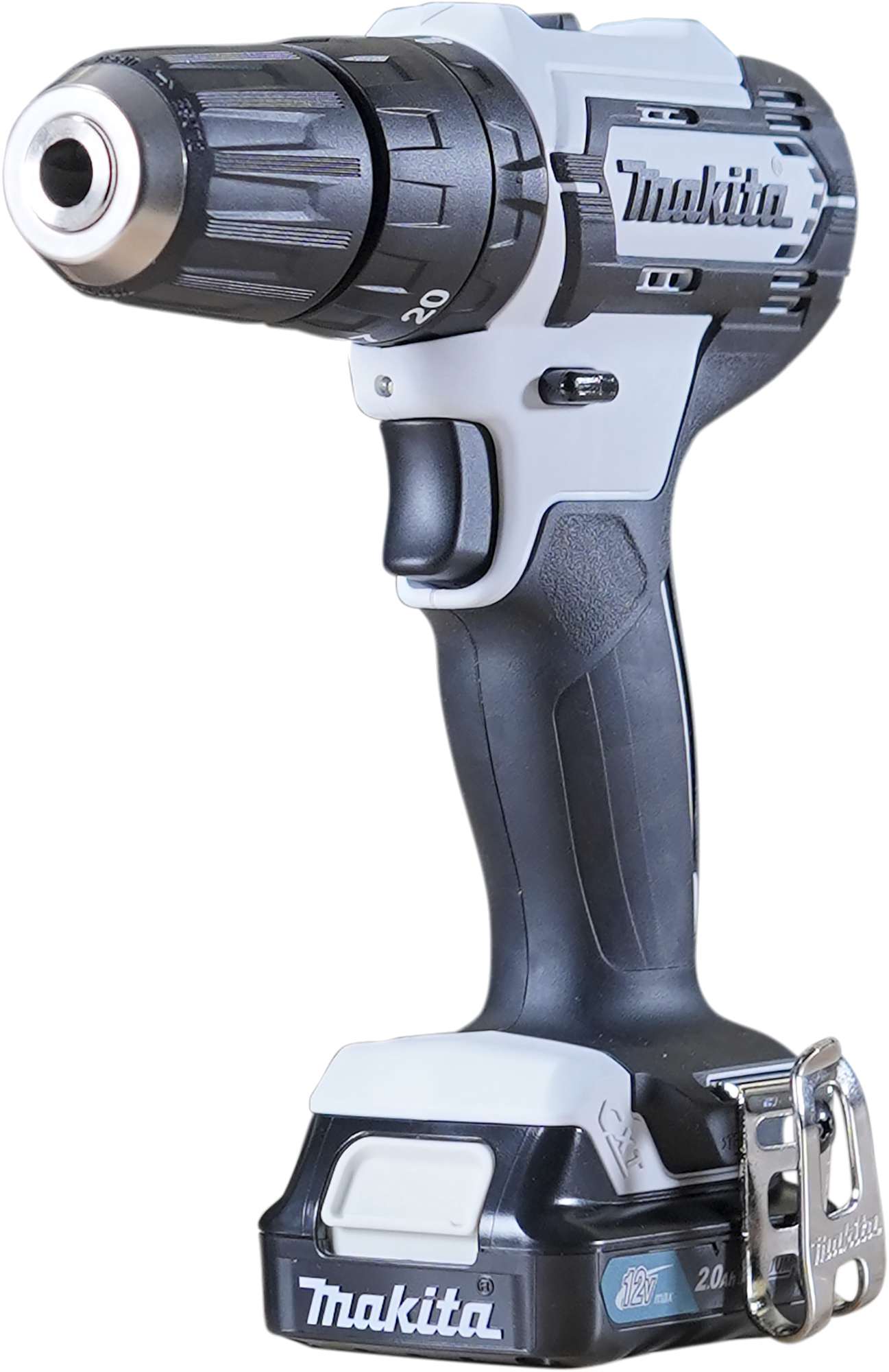 Makita Akku-Schlagbohrschrauber 12V max. / 2,0 Ah HP333DSAW weiss