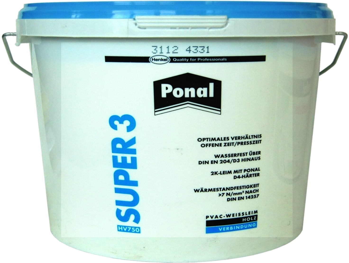 2x 5Kg Ponal Holzleim D3 Super3 wasserfest